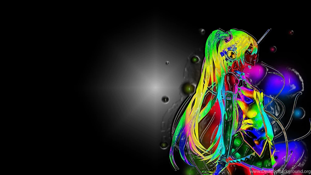 Anime Neon In 3D Computer Wallpapers, Desktop Backgrounds ...