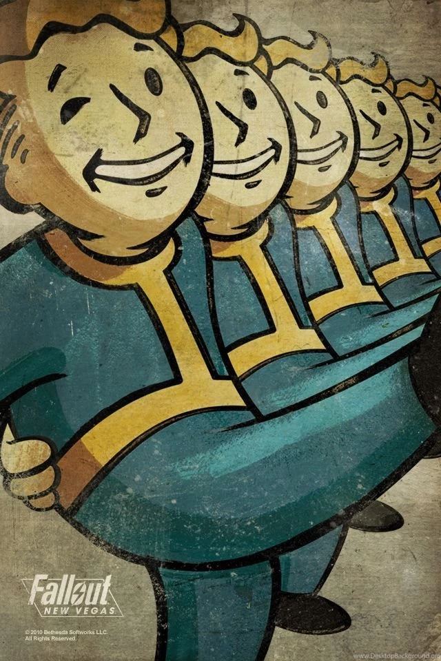 Fallout New Vegas Phone Wallpapers Invitation Templates