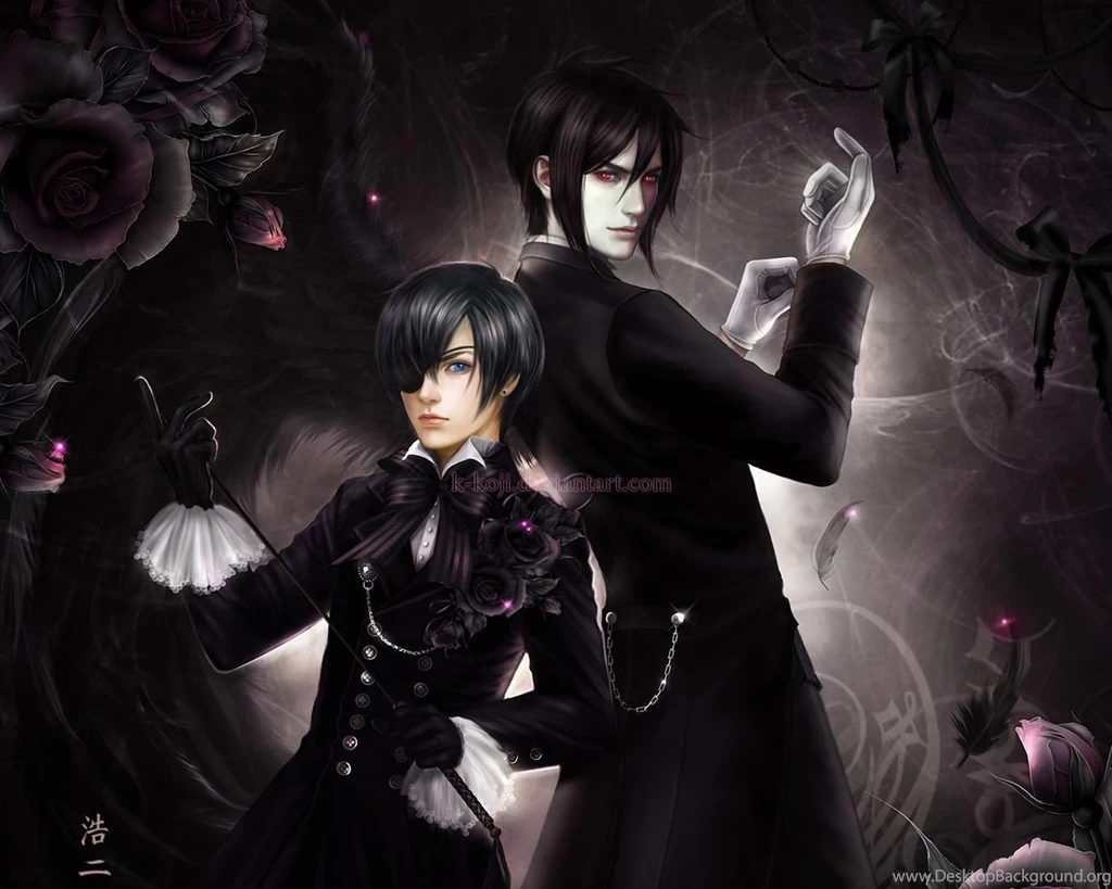 Ciel Phantomhive And Sebastian By K Koji On DeviantArt