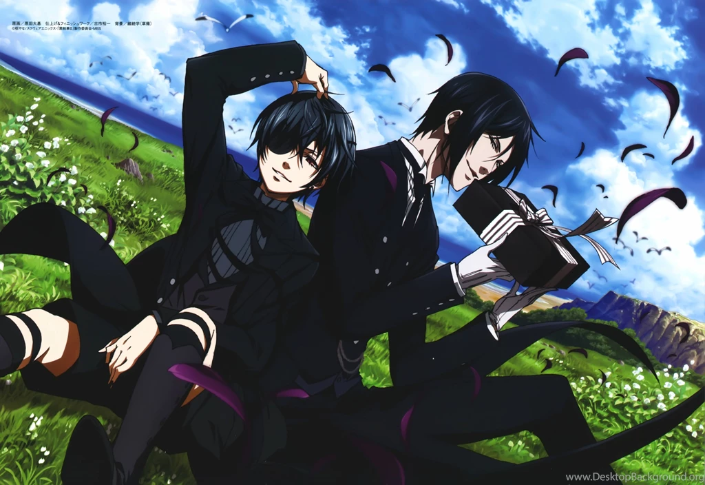 Kuroshitsuji Series Sebastian Michaelis Character Ciel Phantomhive ...