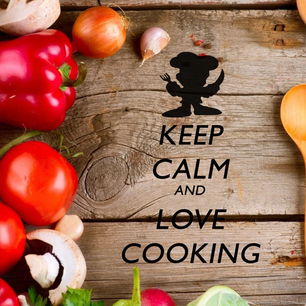 Keep Calm And Love Cooking iPad 3,4 & Air Wallpapers