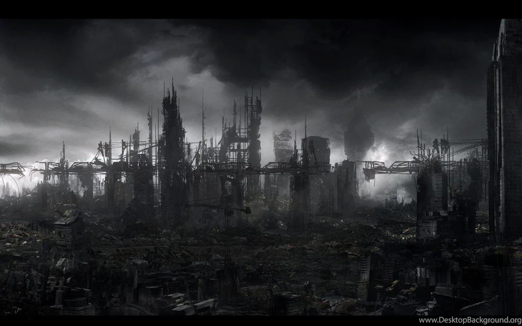 Destroyed City Backgrounds
