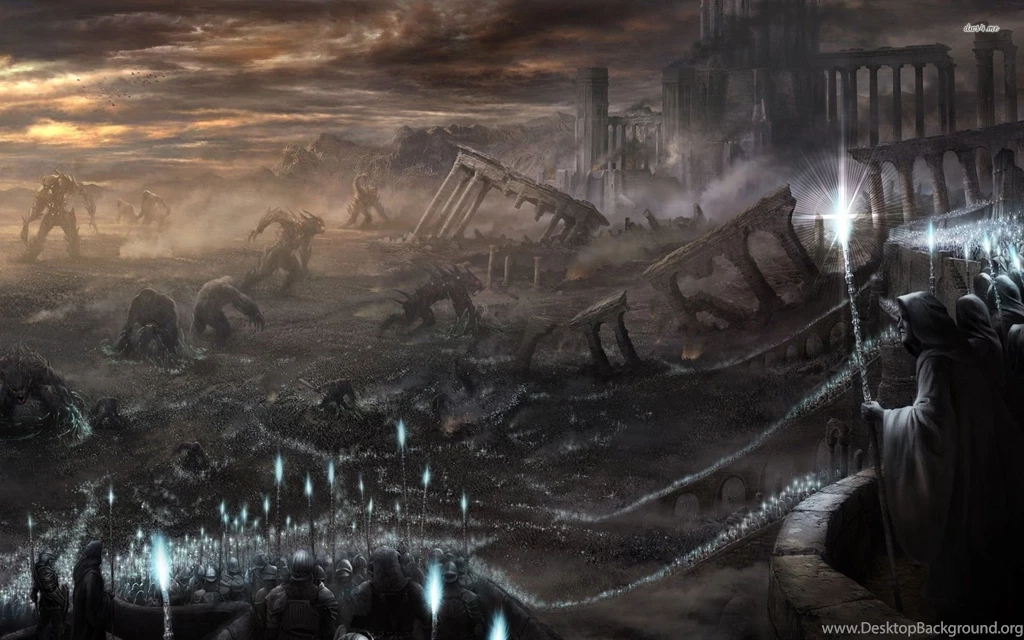 Destroyed City, War, Battle, Army, Fantasy, 1920x1200 HD Wallpapers ...