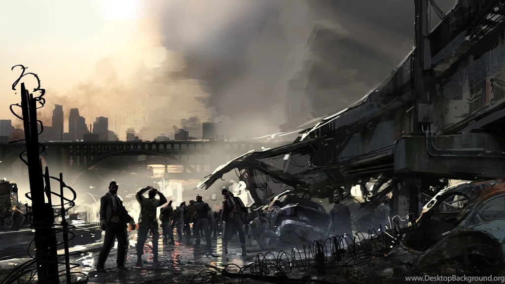 Zombies In A Destroyed City Wallpapers 29191