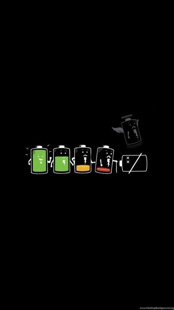 The Battery Life. Funny Cartoon Art iPhone Wallpapers. Tap To See ...