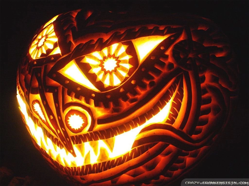 Halloween Pumpkin Wallpapers Crazy Frankenstein