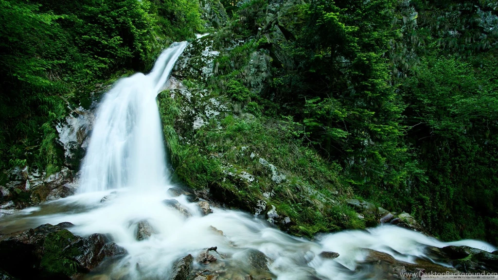 Waterfall Mountain, 2560x1440 HD Wallpapers And FREE Stock Photo