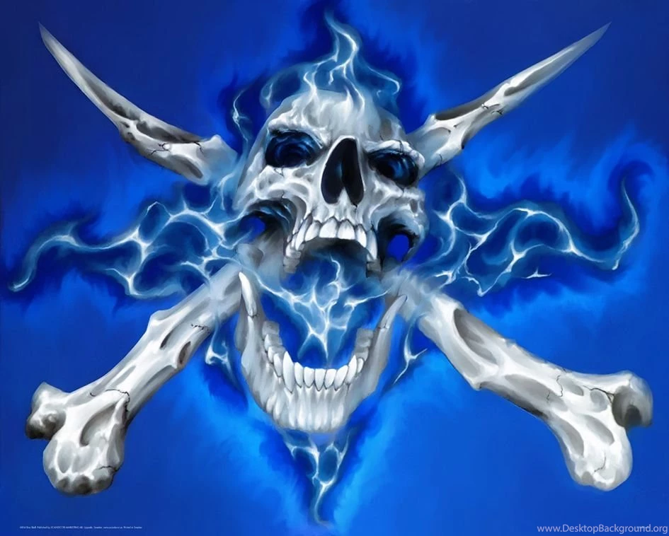 Blue Skull Photos