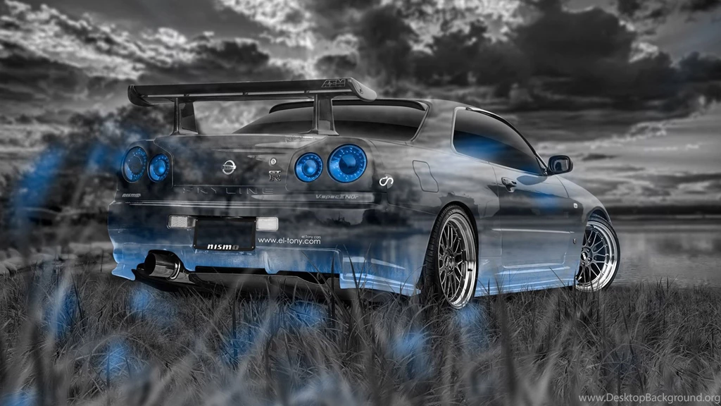 Nissan Skyline GTR R34 JDM Crystal Nature Car 2014 « El Tony