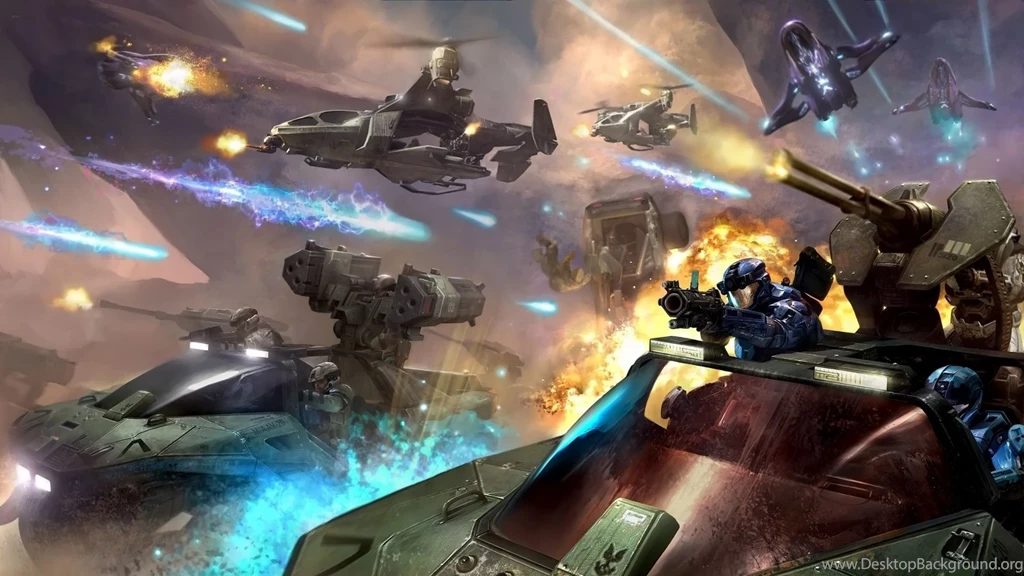 1920x1080 Halo Battle Art Wallpapers