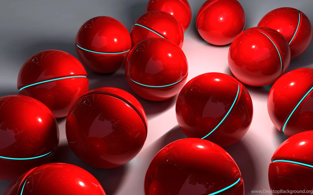 Top 3d Red Balls Wallpaper Images For Pinterest