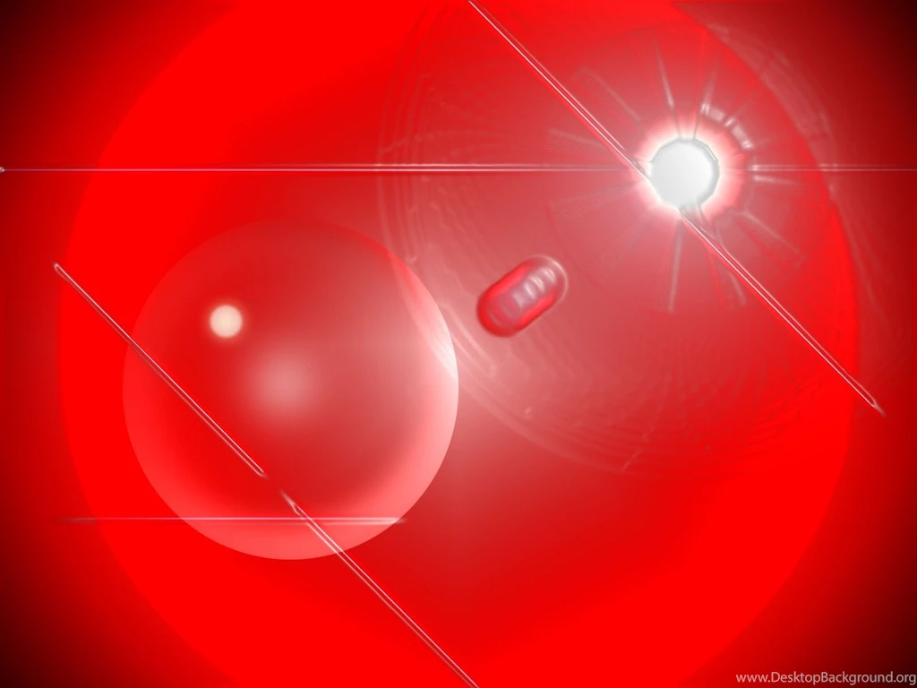 Free Wallpaper, Red, Just Red Bubble, 3D