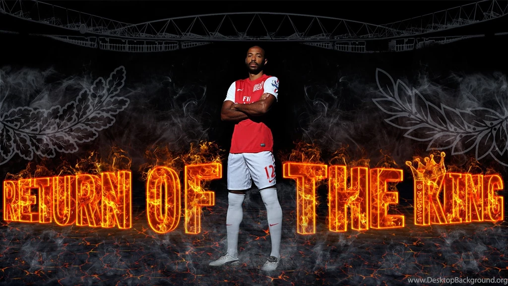 Thierry Henry Return Of The King, Arsenal, Bulls, Red, 2560x1440 ...