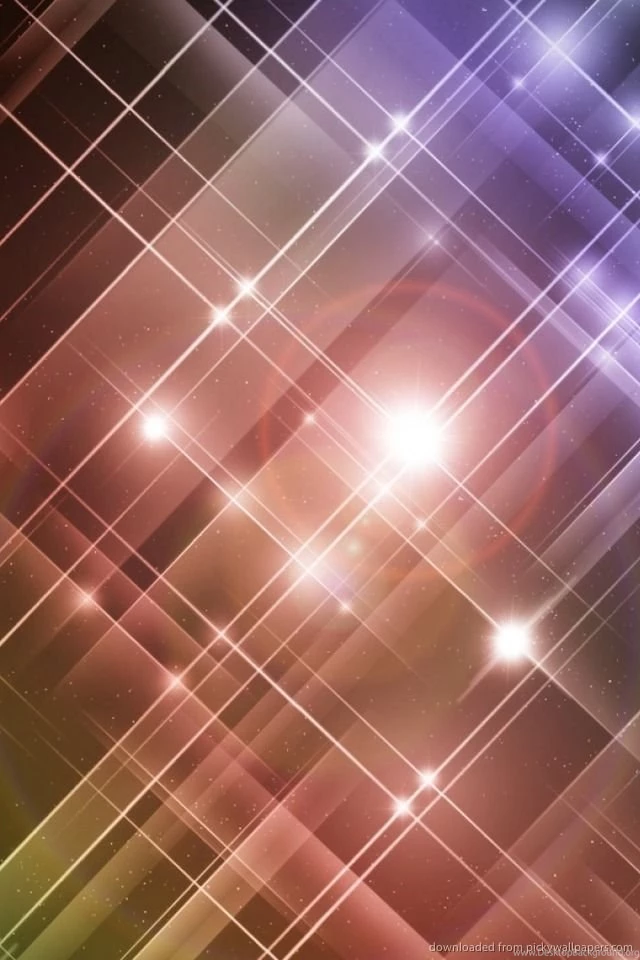 Download Bright Colorful Lights Wallpapers For iPhone 4