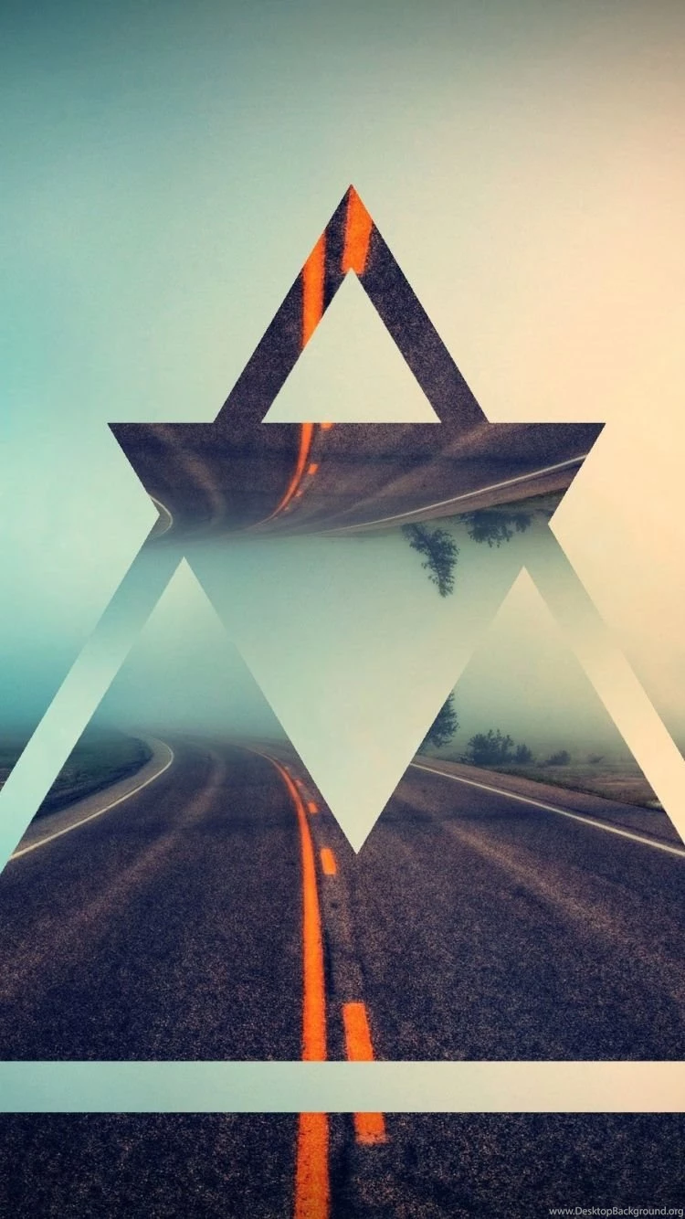 Download Wallpapers 750x1334 Triangle, Shape, Background, Bright ...