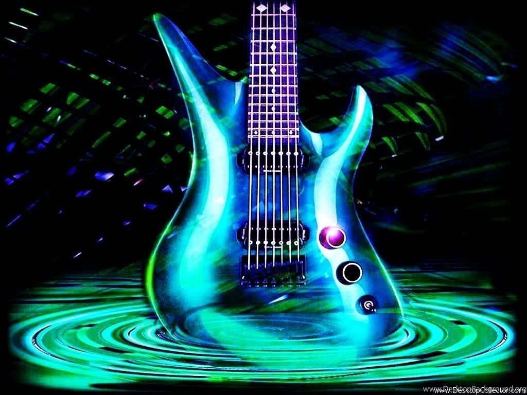 Green guitar wallpaper.jpg Photo By Tandnplace