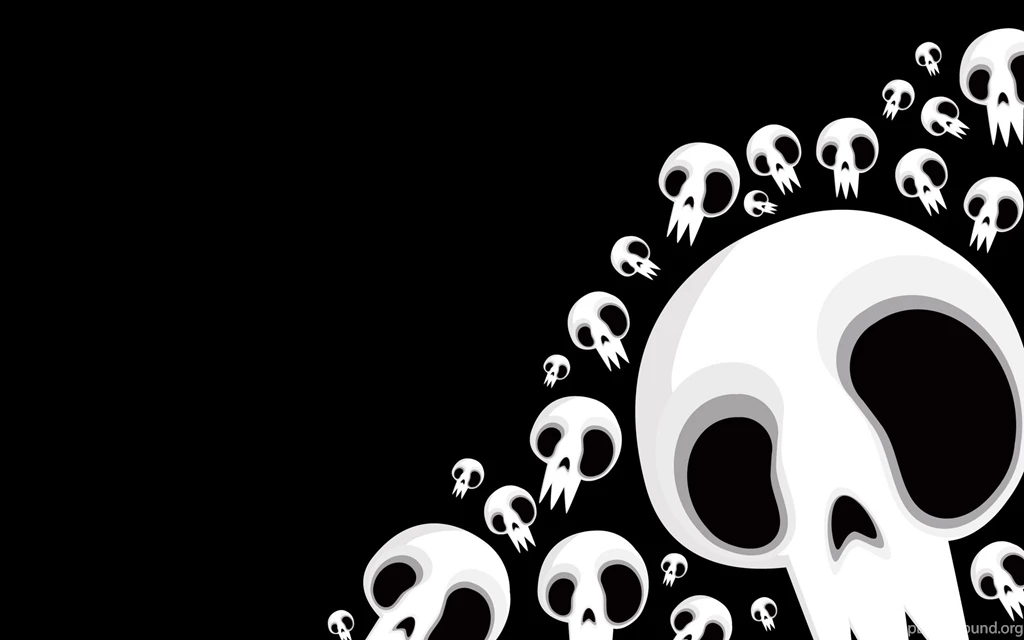 Download Wallpapers 3840x2400 Skull, Black, White, Drawing Ultra HD ...