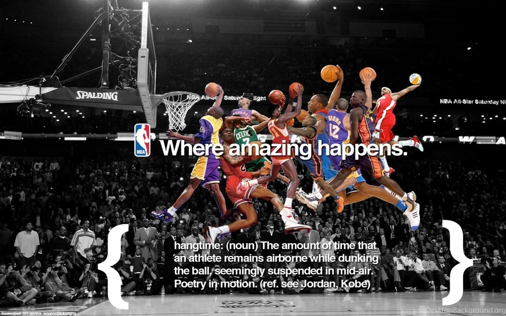 NBA Slam Dunk Contest History Widescreen Wallpapers