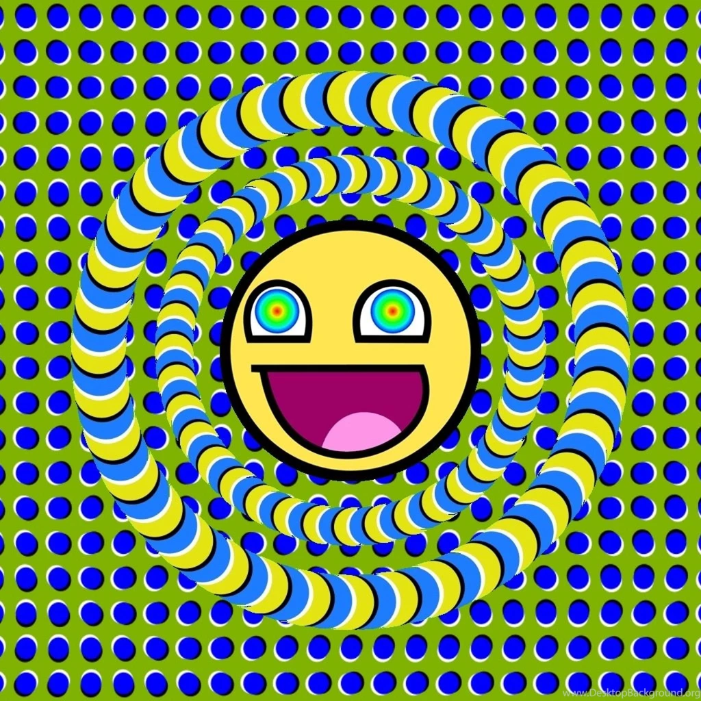 Psychedelic Awesome Smiley iPad 3,4 & Air Wallpapers
