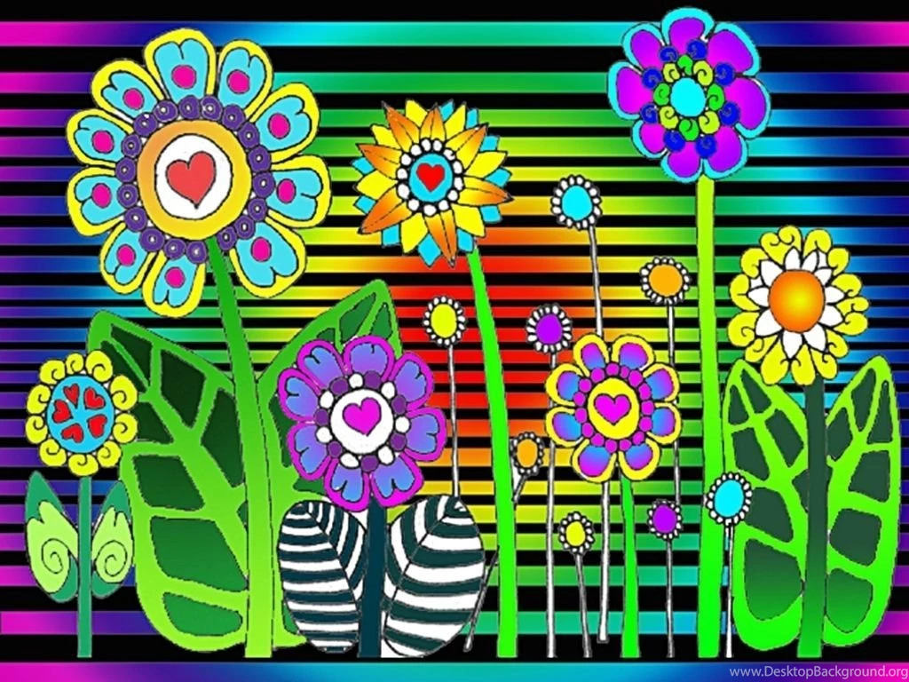 A Flower Of A Different Color Bright Colors Wallpapers (21810592 ...