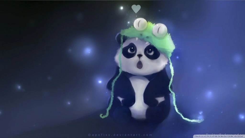 Cute Panda Painting HD Desktop Wallpapers : Widescreen : High ...