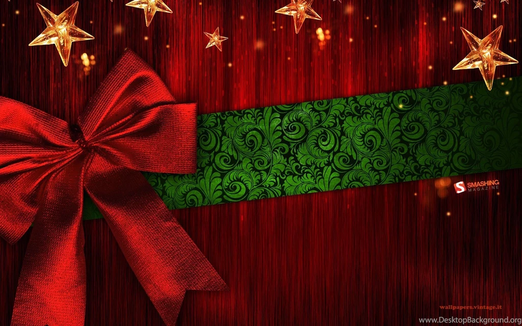 Red And Green Sparkles Wallpapers