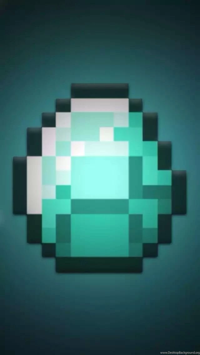 Minecraft Diamond iPhone 5 Wallpapers (640x1136)