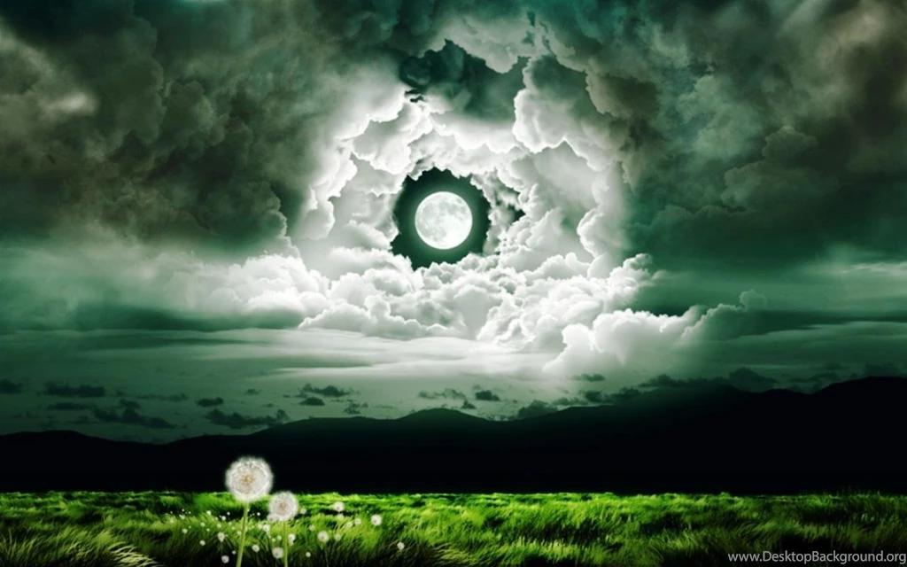 FULL MOON WALLPAPER   (