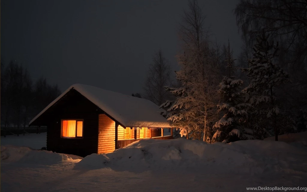 Winter Night Desktop Wallpaper, Winter Night Backgrounds