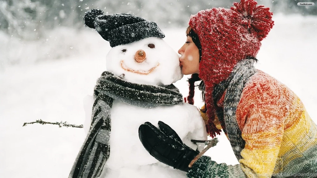 YouWall Kissing The Snowman Wallpapers Wallpaper,wallpapers ...