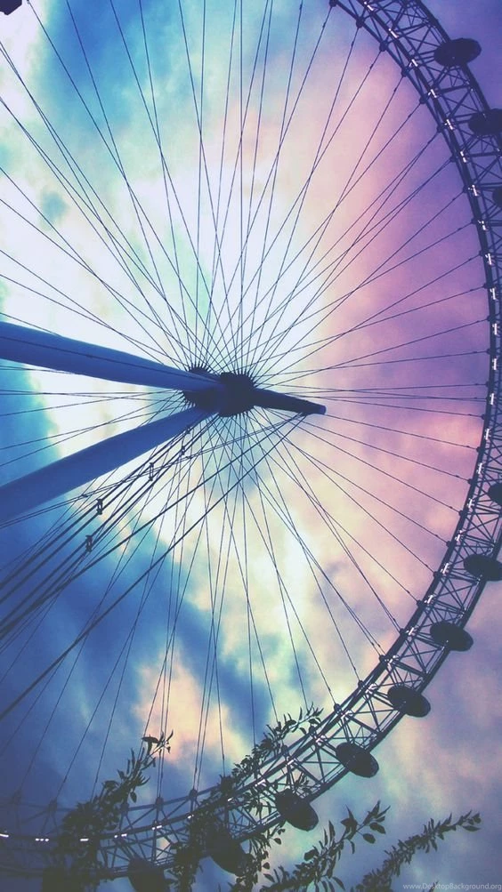 Ferris Wheel Pastel Sky iPhone 6 Wallpapers [..click For More Free ...