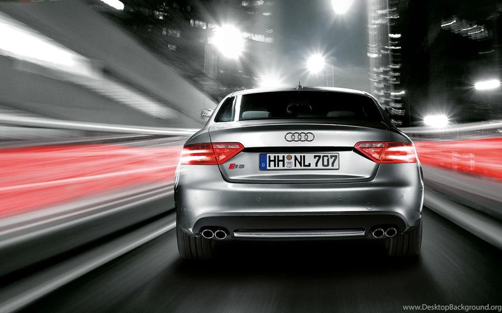 Download Wallpapers Audi S5 Goes On Night City (1280 X 800 ...