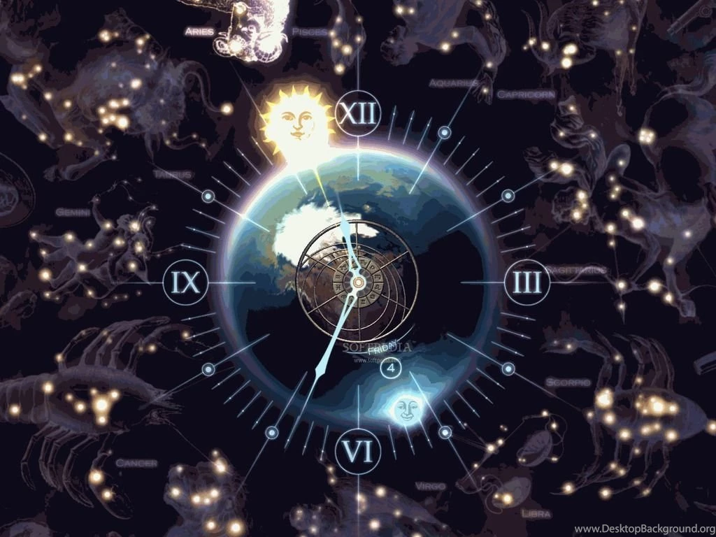 44 Gothic Zodiac Clock HD Wallpapers 1486 :: Clock Hd Wallpapers