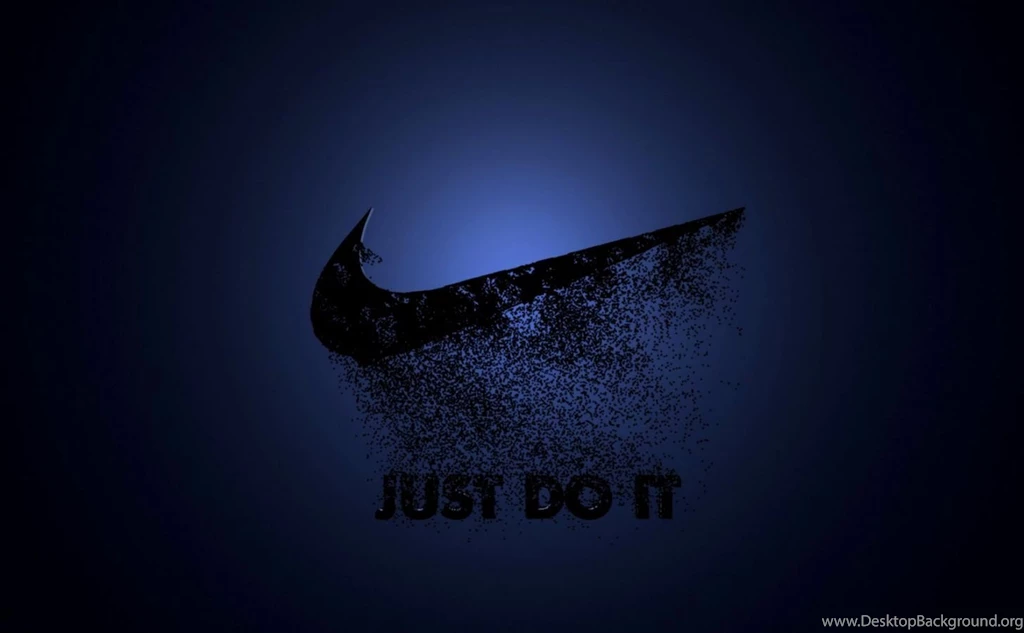 Nike Just Do It Blue Desktop