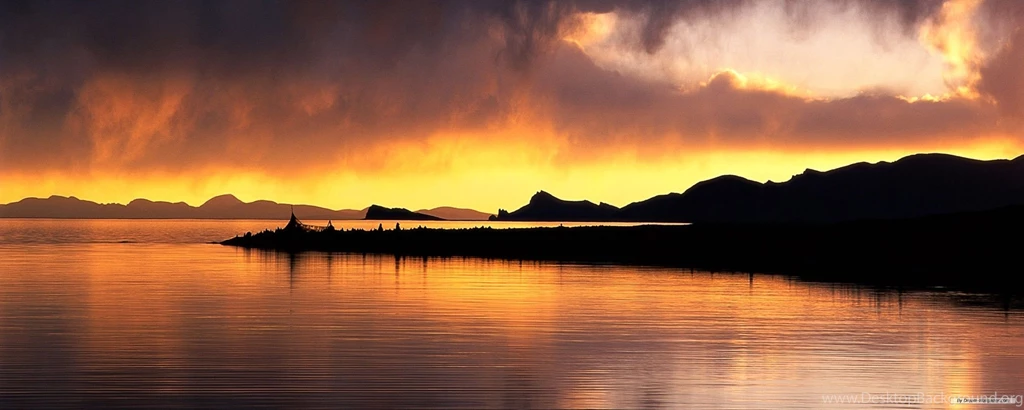 Free Wallpapers Free Nature Wallpapers Dual Screen Sunset ...