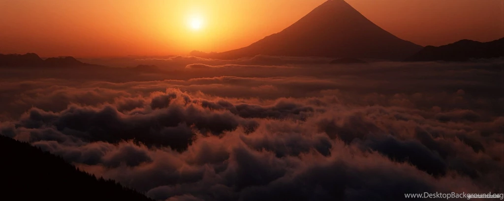 Free Wallpapers Free Nature Wallpapers Dual Screen Sunset ...