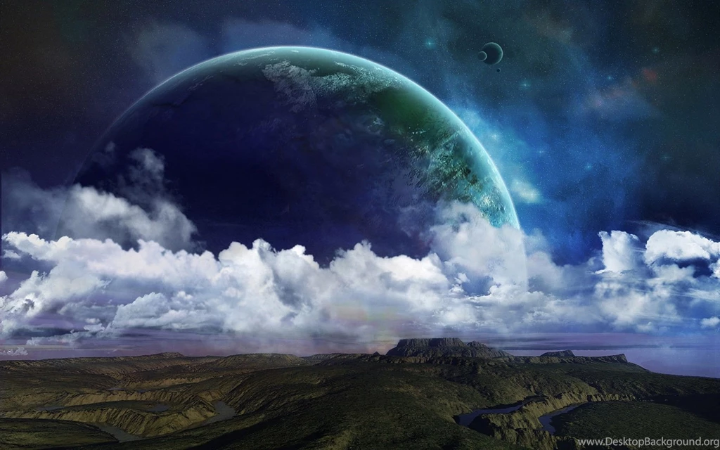 Beautiful Space Planets Clouds Wallpapers
