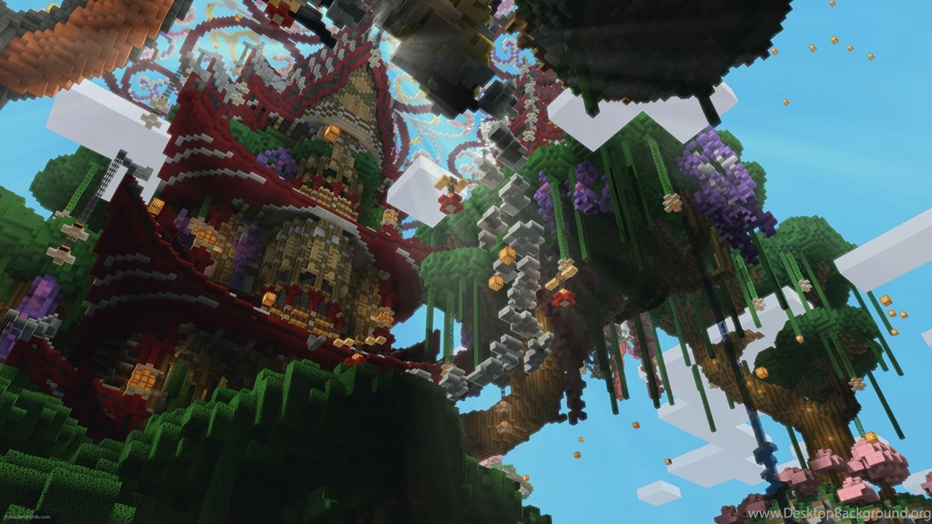 Download 2560x1440 Minecraft Orient Excess Wallpapers