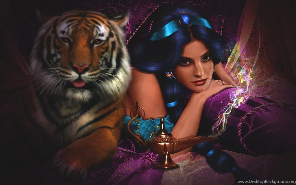 Jasmine And Rajah Aladdin Wallpapers (36705174) Fanpop