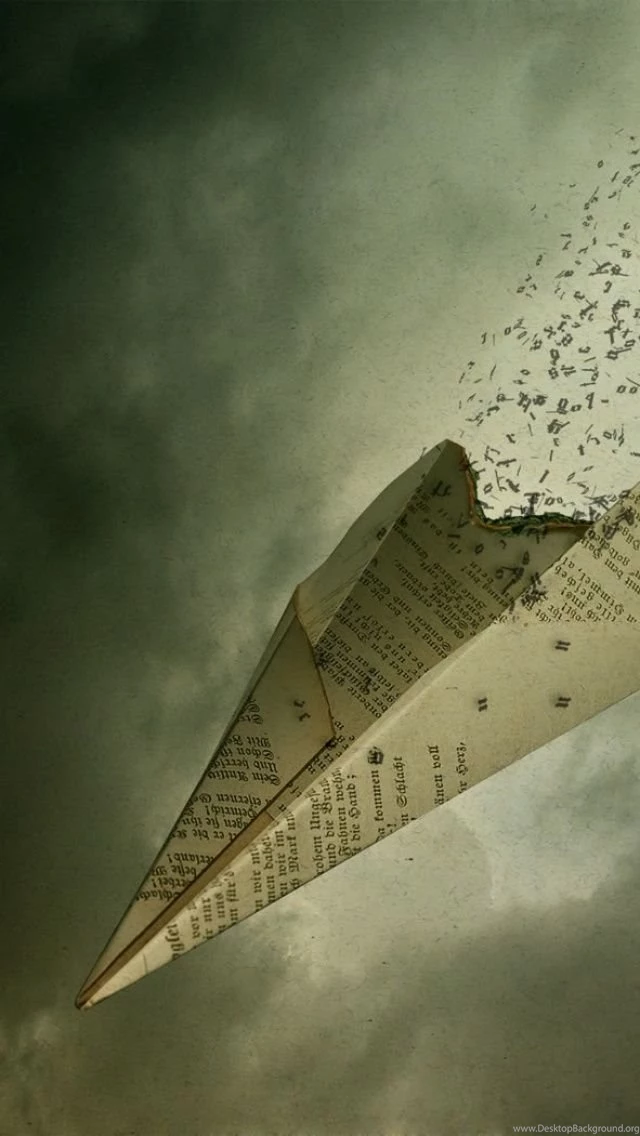 Paper Plain iPhone 5 Wallpapers
