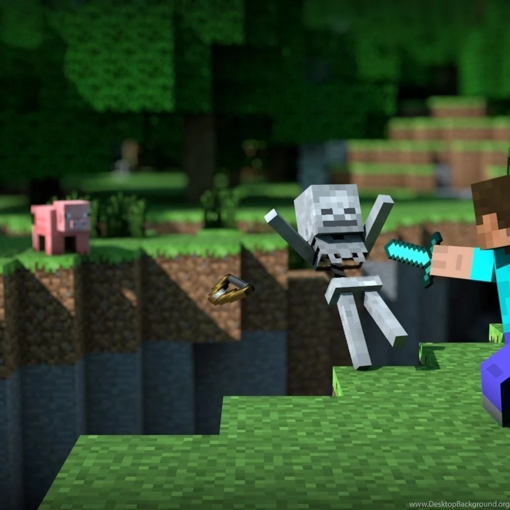 Minecraft iPad 1 & 2 Wallpapers