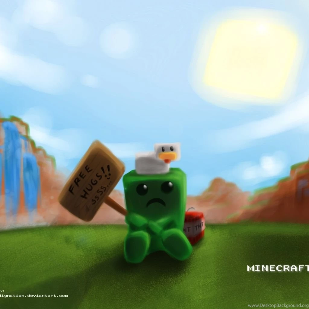 Minecraft iPad 1 & 2 Wallpapers