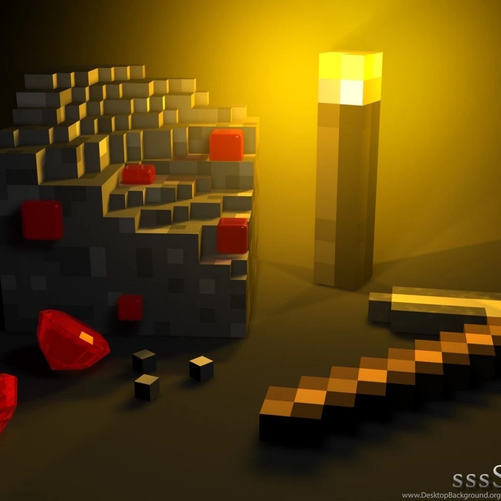 Minecraft iPad 1 & 2 Wallpapers