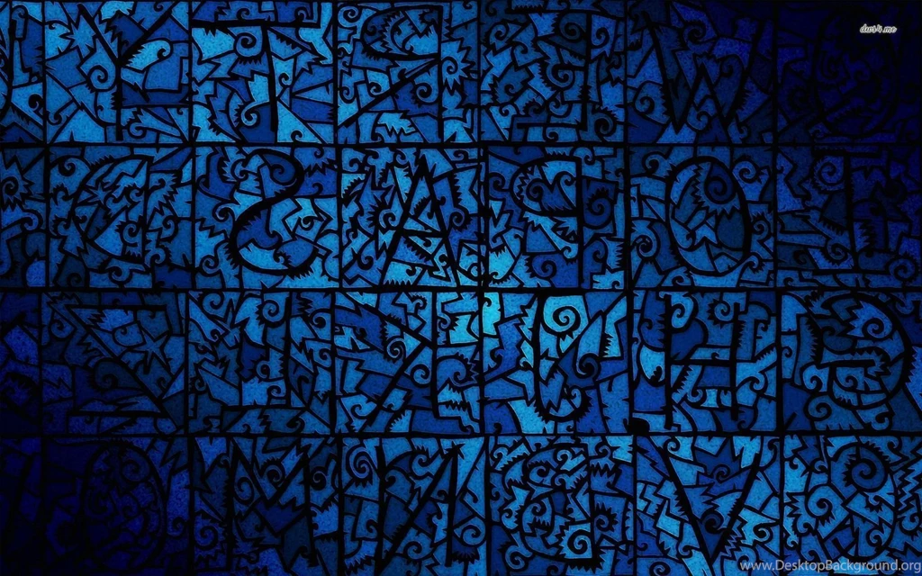 Blue Stained Glass Wallpapers Abstract Wallpapers
