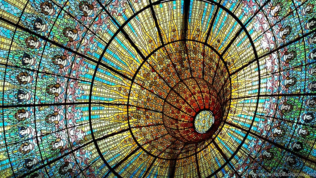 Stained Glass Vortex [1920 X 1080] : Wallpapers