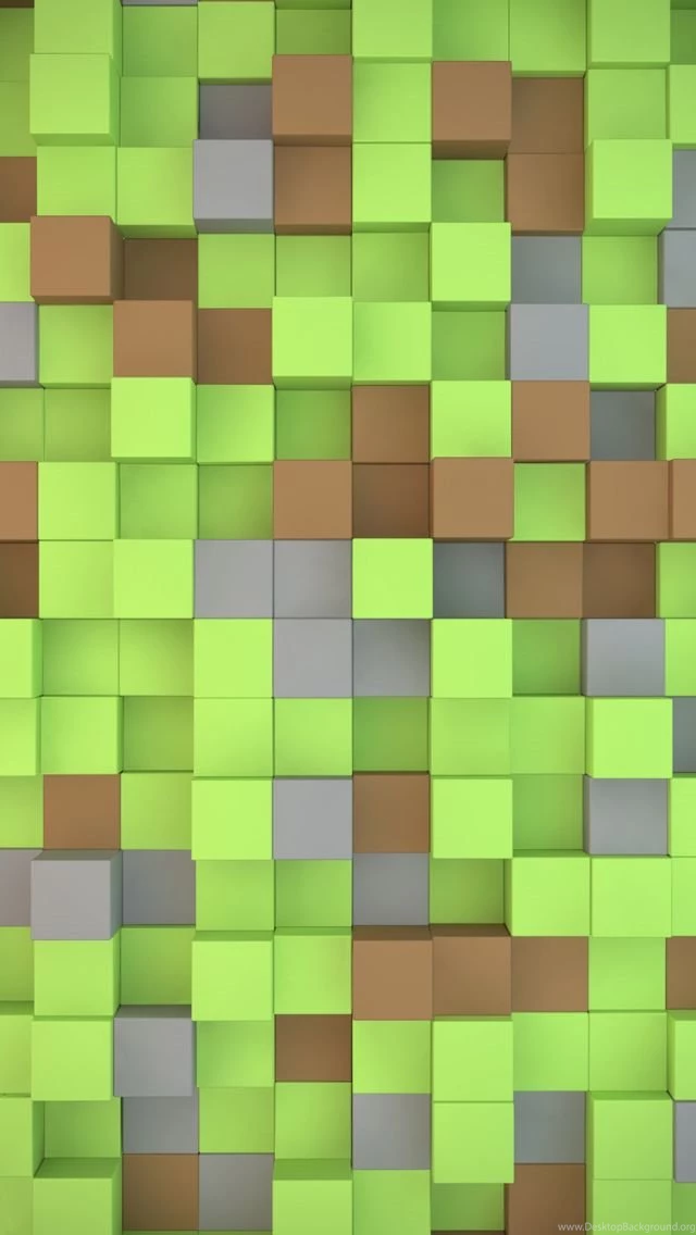 Minecraft Cubes iPhone 5s Wallpapers Download