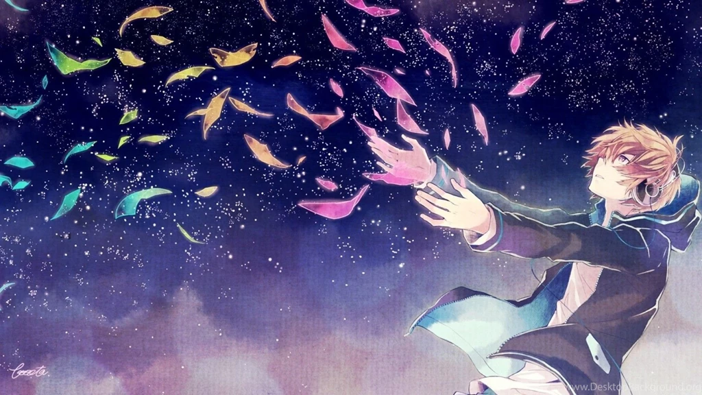 HDscreen: Anime Anime Boys Headphones Male Desktop Bakcgrounds