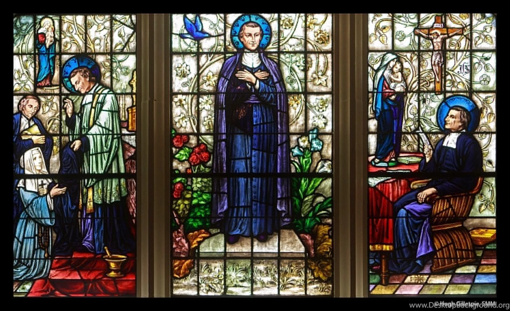 Montfort Spirituality Religion Catholic Stained Glass Window ...