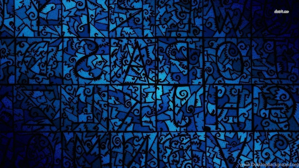 Blue Stained Glass Wallpapers Abstract Wallpapers