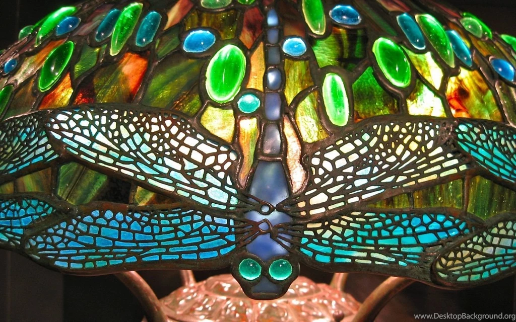 Dragonfly Stained Glass Windows 8 Wallpapers